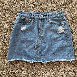 Nasty Gal Jean Skirt